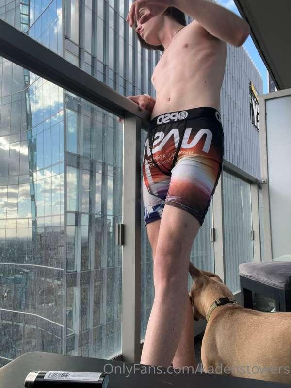 standing by the window letting people look in 👀
