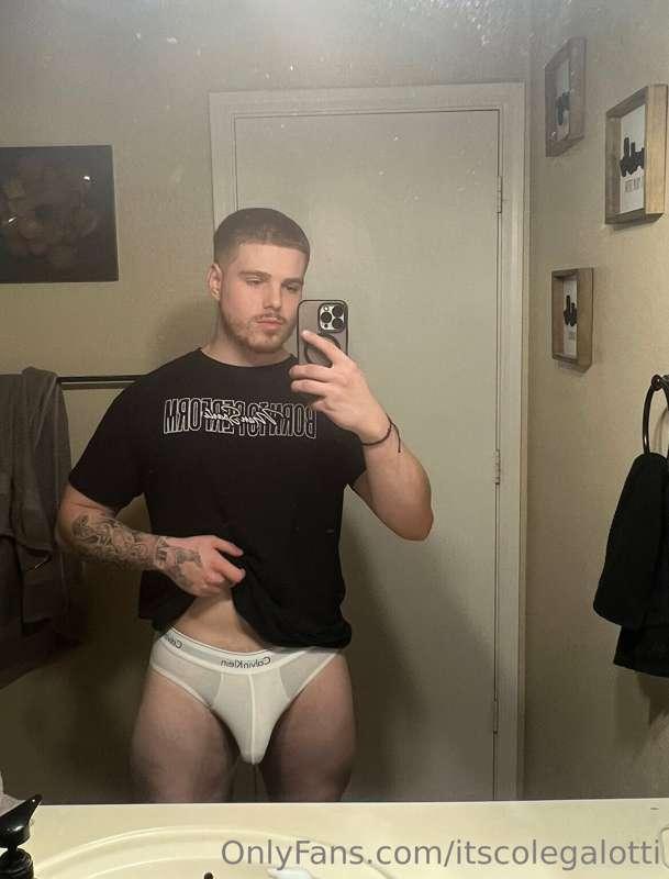 Put your hand down my Calvin’s, reach for my dick, pull it o..