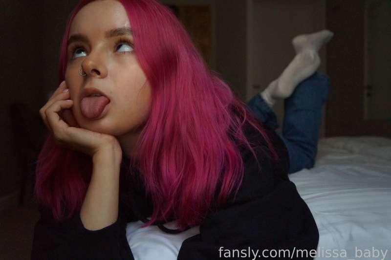 #fyp #face #selfie #pinkhaie #egirl #alt #loli #petite #young #tongue