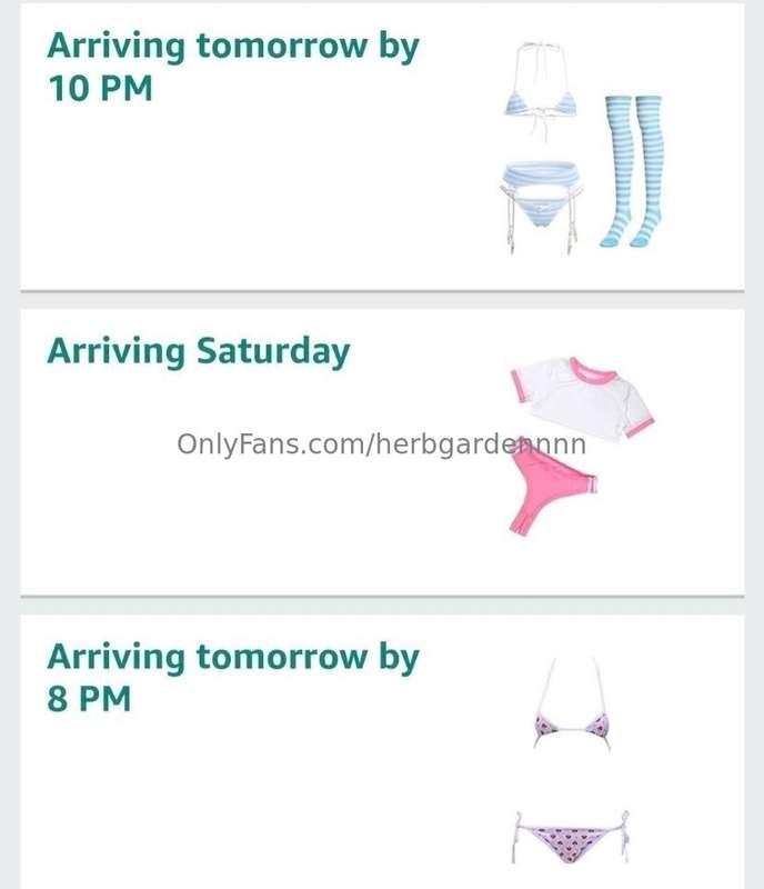 I got some gifts coming that I’m very excited to use in vids..