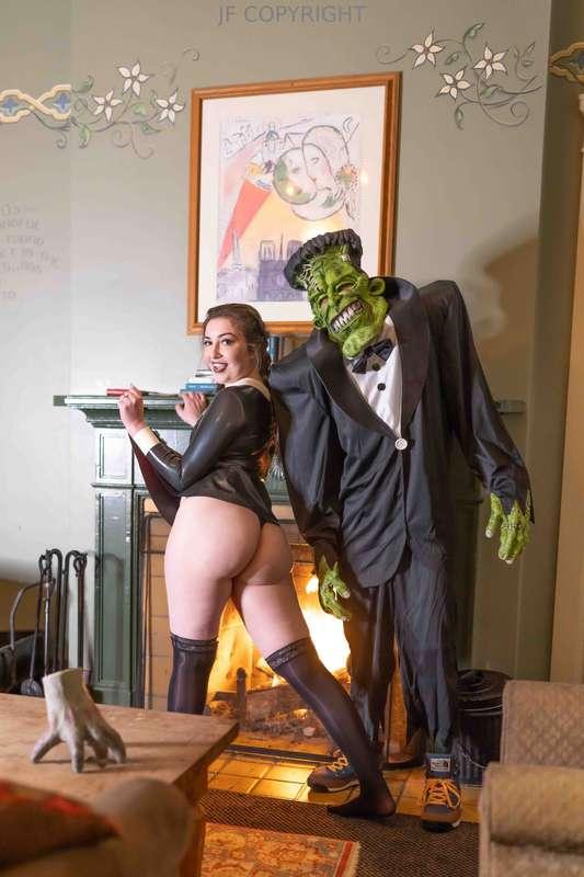 Should I let Frankenstein spank me and worship my big booty?..