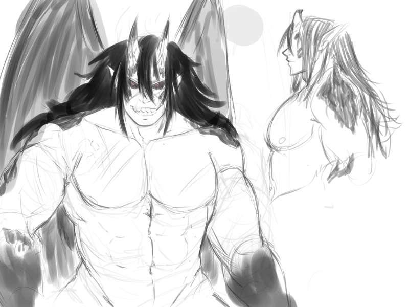 Dragon Blood Riot Sketches