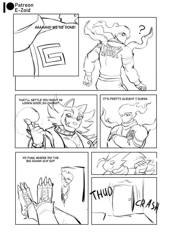 Team Grit: BASS IN HEAT - Page 6 (Wip Sketch)