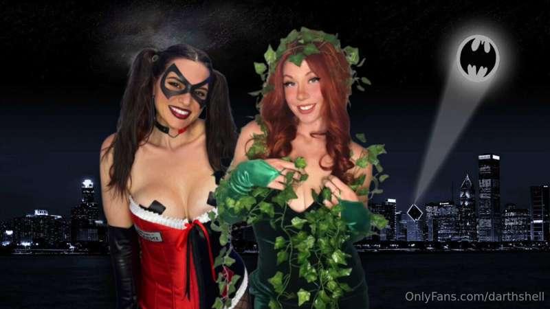 Harls and Red make the best pair dontcha think? ♦️♦️🖤🍃🍃Did y..