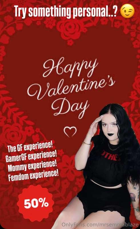 50% OFF VIP😍 @mrsemmablaze_vip ❤️ Happy Valentines!!! ❤️😘 ho..