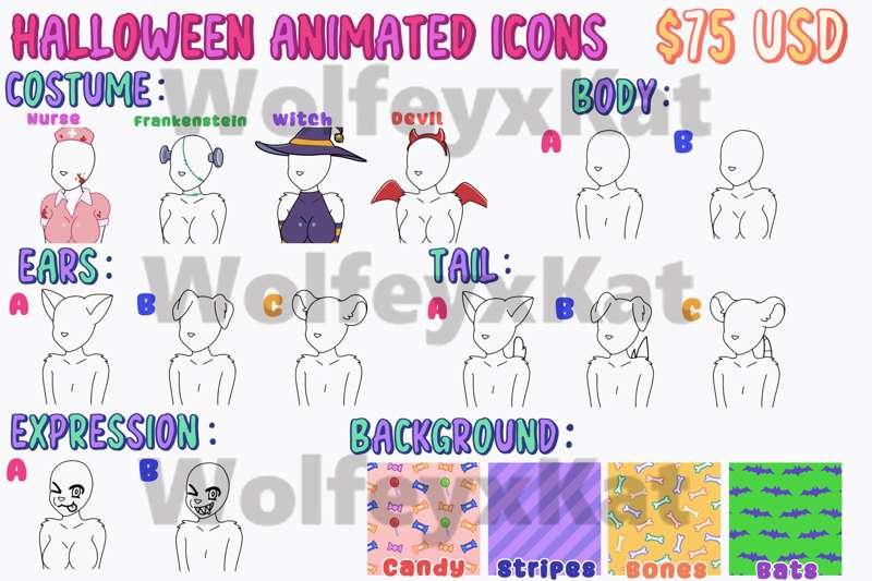 Halloween Animated Icon Commissions