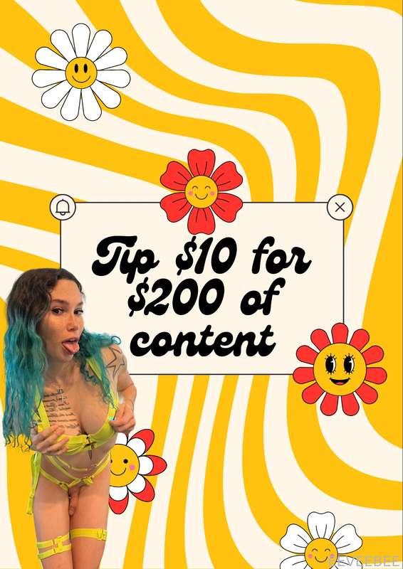 Tip $10 now!!!