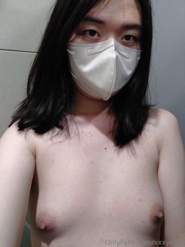Breast squeezed, ass, stockings, public toilet 