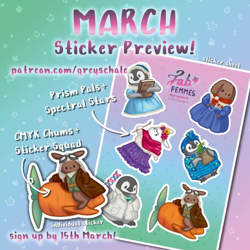 Mar. 2025 Sticker Preview & Forecast