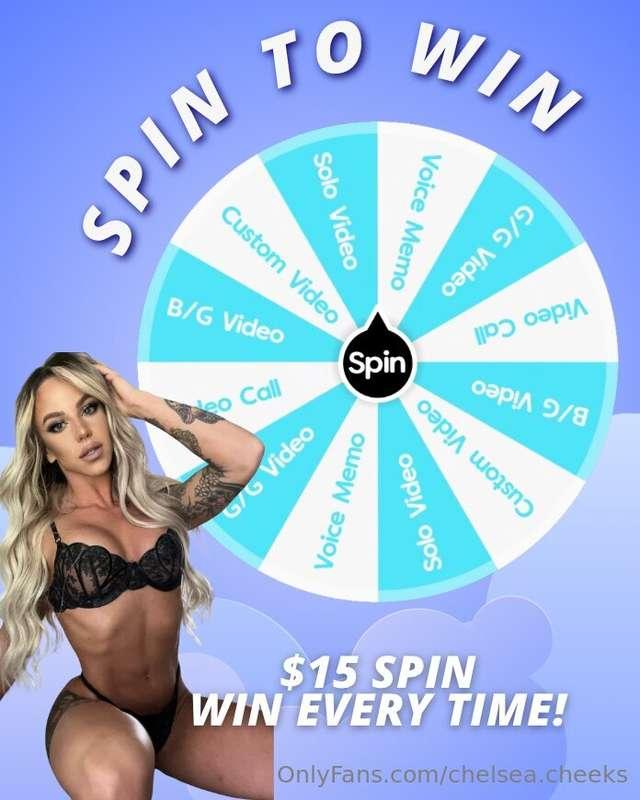 🎉 ***Spin & Win BIG*** !! 🎉 Get ready to spin for tons of ex..
