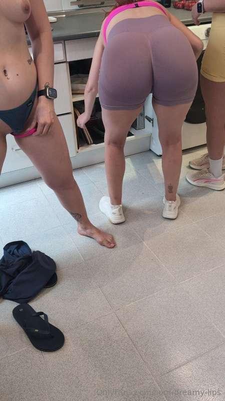 Have you ever received oral sex while cooking? Sounds danger..