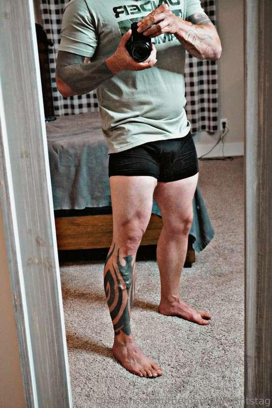 Legs are starting to show definition