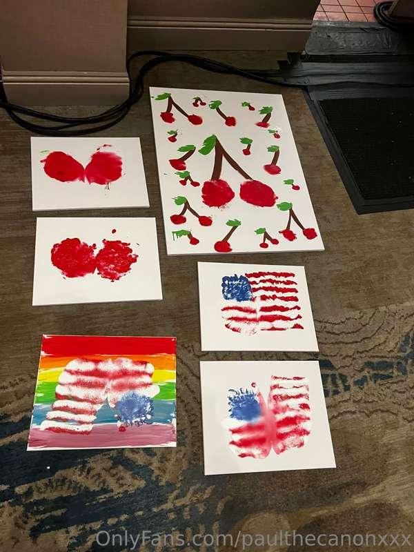 The bidding starts at $7500. The rainbow with American flag ..