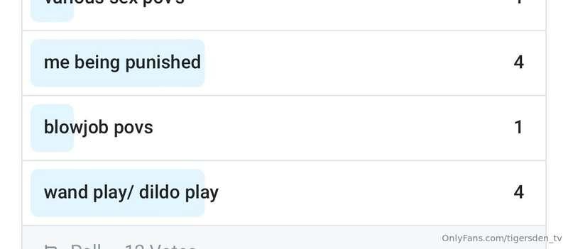 You guys have voted!  Looks like I’ll be making a new video ..