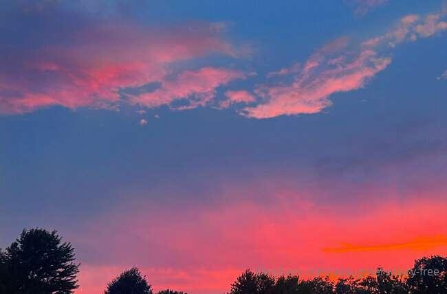 What a beautiful Canadas day sun set
