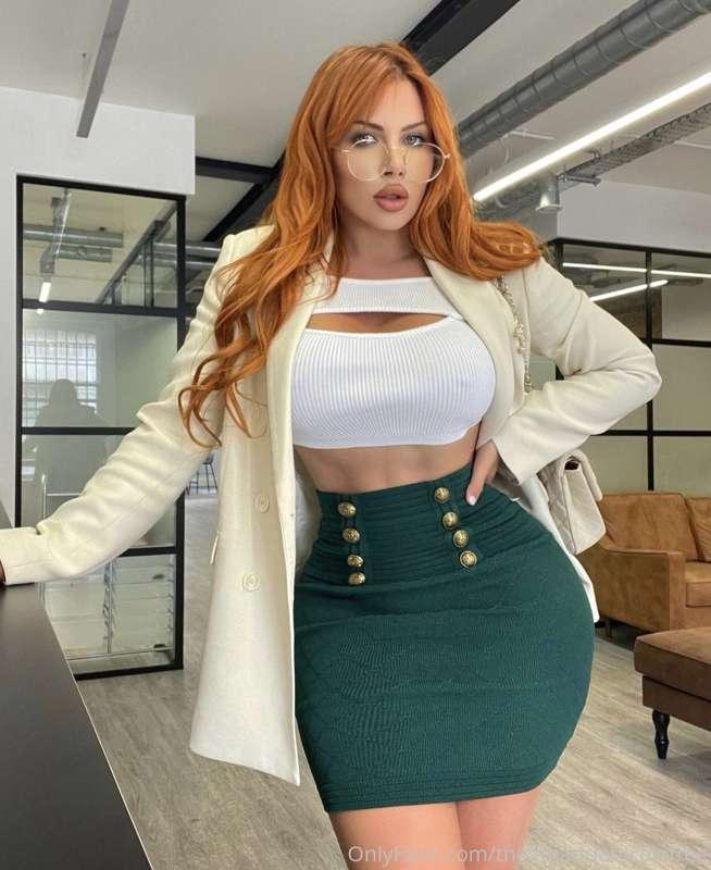 ### I think I'd make a great secretary...I never wear a bra ..