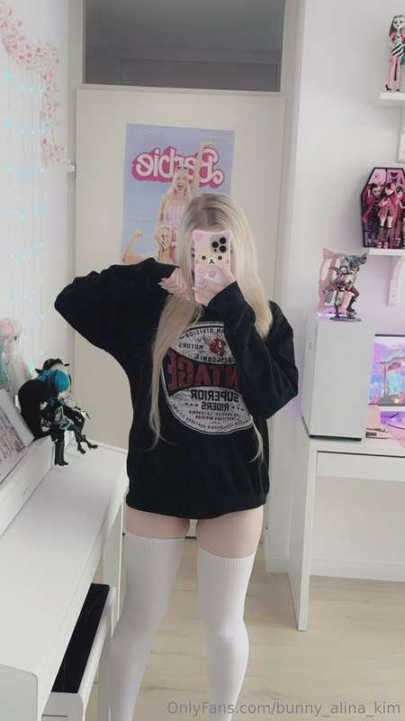 literally have nothing on under this… wanna see ;)