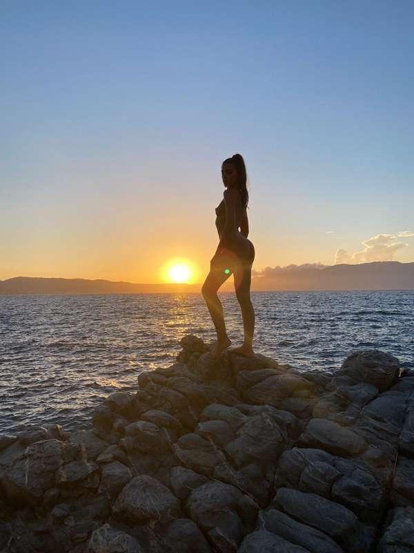 Backstage from today’s sunset shoot in Crete