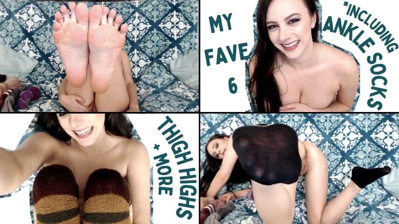 Feet and Favorite Socks Try On [17 minutes] -- I show off my..