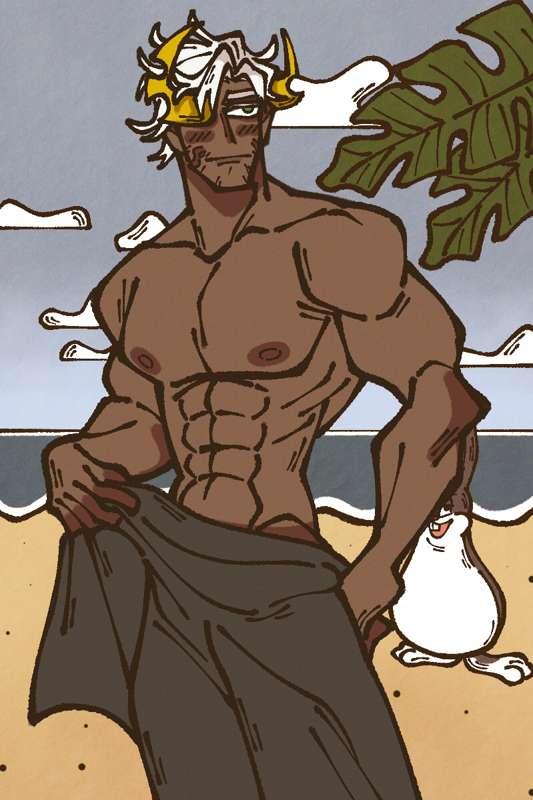Drew a friend’s OC 🏝 