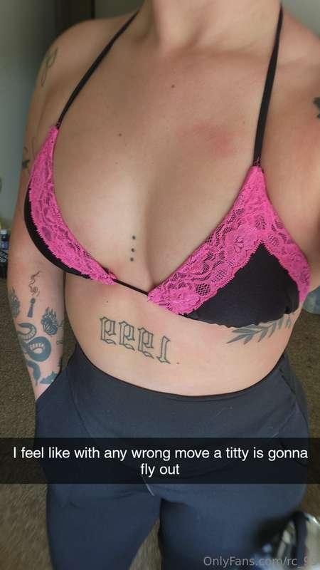 found a bikini top I forgot I had, tried it on with a new pa..