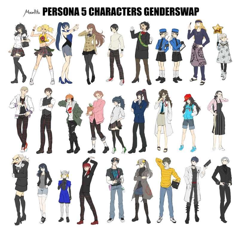 Persona 5 genderbend (completed)
