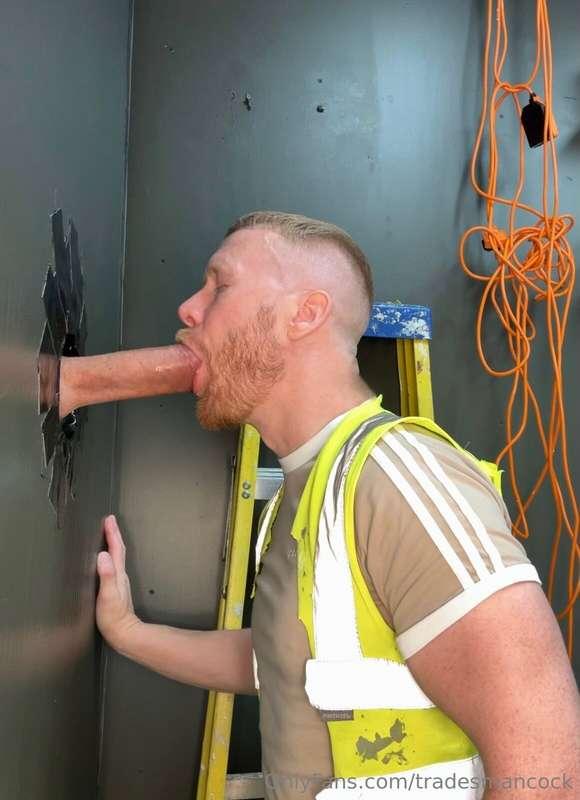 ⚠️ Tradesman glory hole part 2 ⚠️🔥🔥coming in July!🔥🔥But who ..