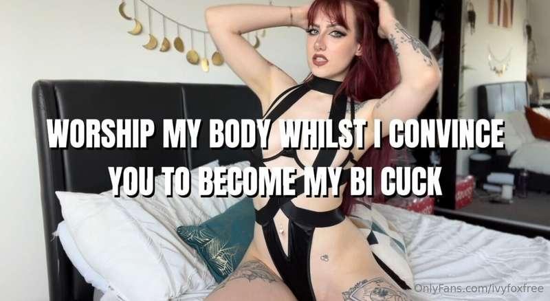 You know what you *really* are so **worship my body** and do..