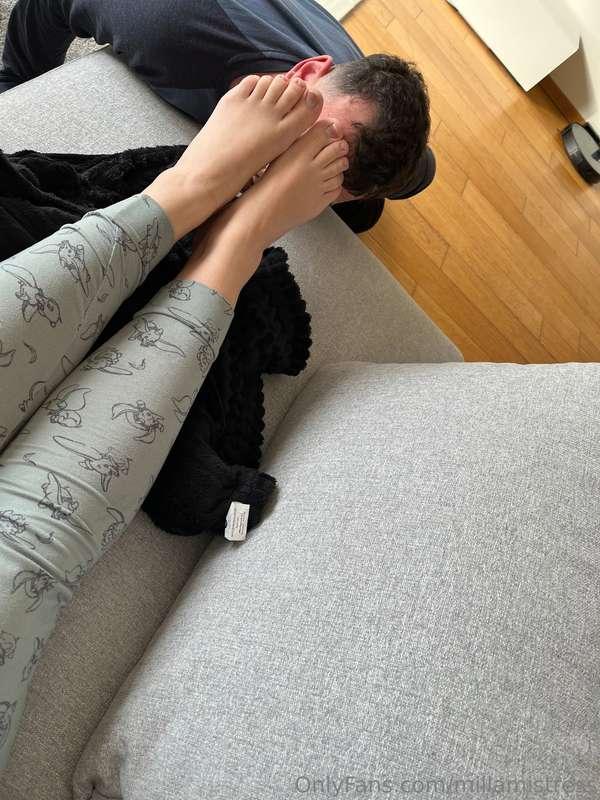 My footslave 🖕