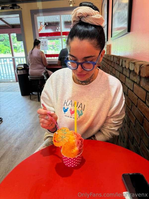 ☺️🍧 just a lil treat 