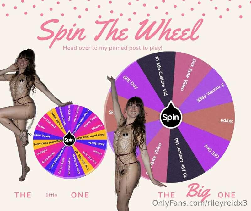 *NEW APRIL* ***SPIN THE WHEEL*** 
 ***EVERY SPIN ENTERS YOU ..