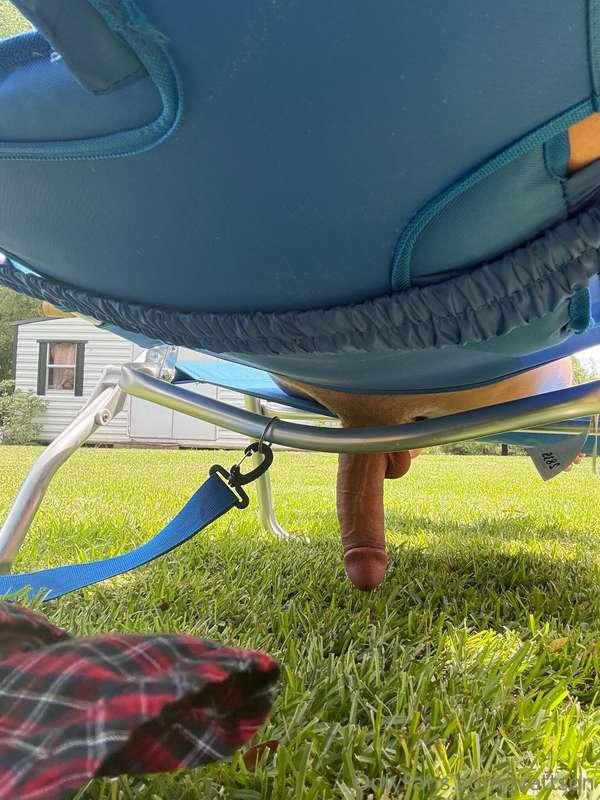 Hope the neighbors don't see this...