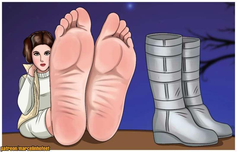 Leia Organa Big Feet