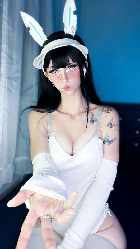 I hope you aren't afraid of white rebbits ;3