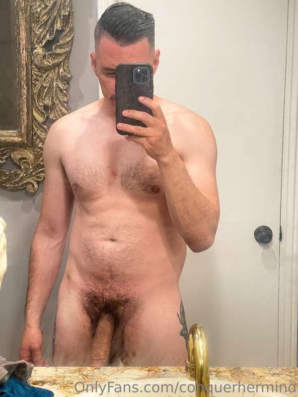 This might be the hairiest I ever been in my life but I shav..