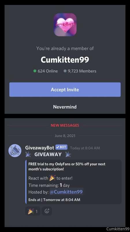 Join my Discord! I love to hangout, chat, post giveaways, nu..