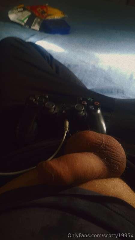 Gaming with my cock out x