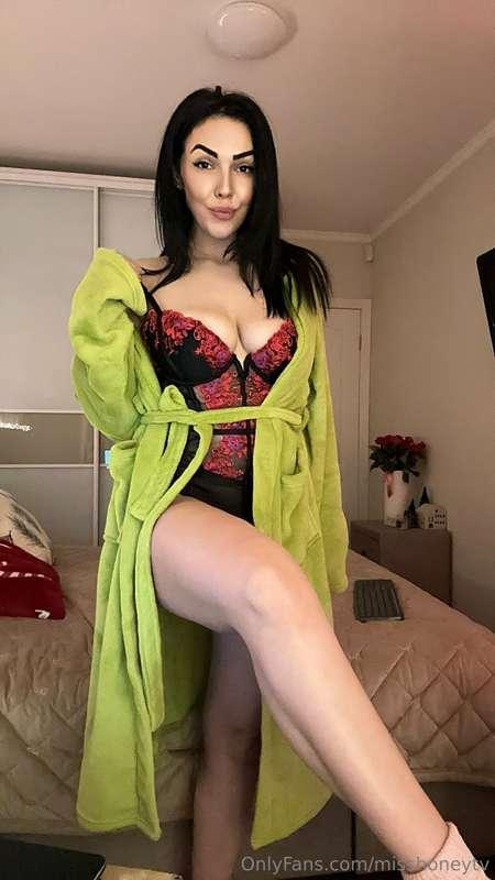 I love this warm robe