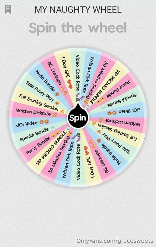 🎰 TRY YOUR LUCK — SPIN THE WHEEL! 🎰Something hotter than eve..