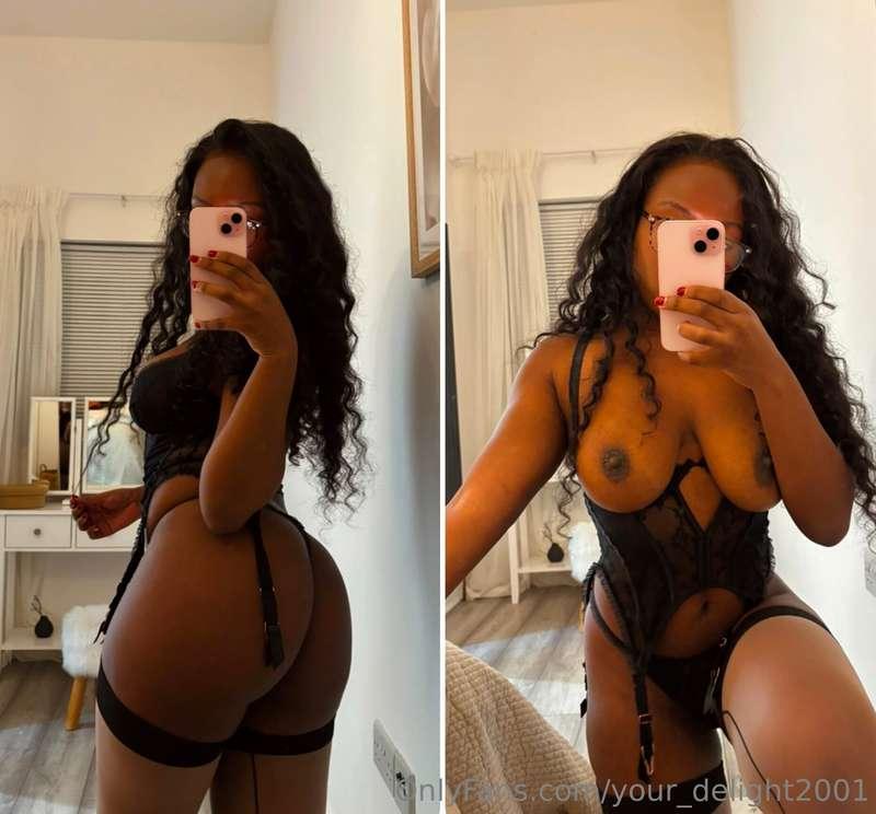 All black lingerie makes me feel the sexiest 🖤