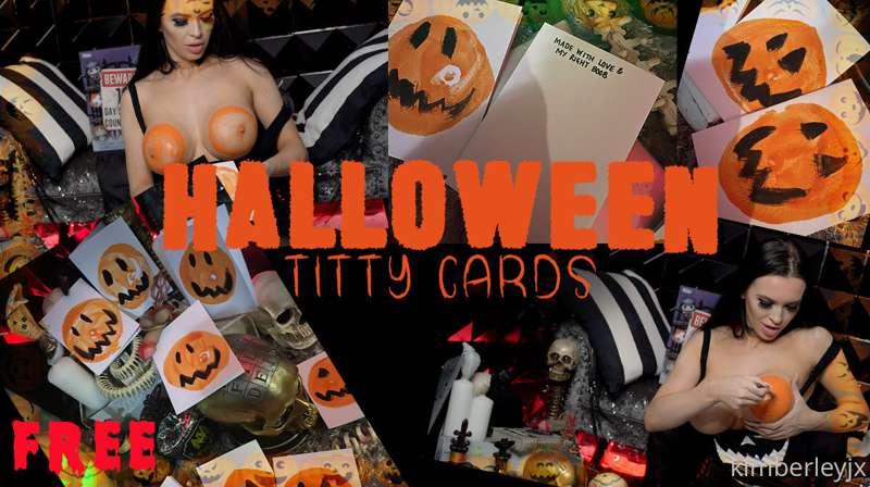 Special Halloween Titty Cards 
AVAILABLE NOW - Reduced to $2..