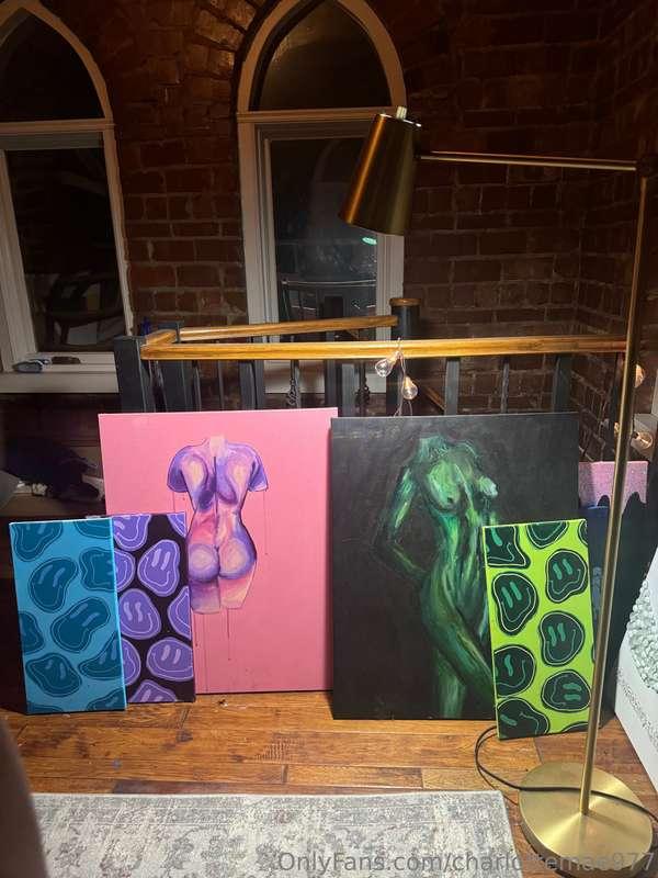 Miss painting :( On another note- I’m leaving for Miami tomo..