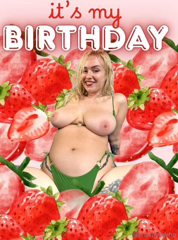 ITS MY BIRTHDAY (apr. 23rd!!) 😍🍓 and i wanna be spoiled 🥹🎈 t..