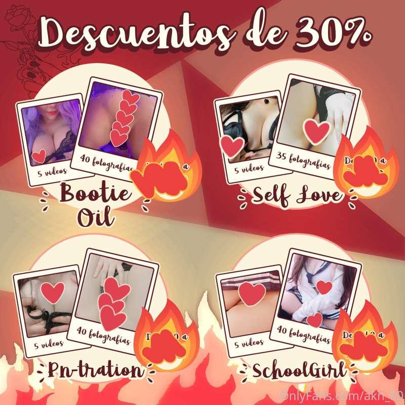 Semana de descuentos 📢✨
💕 Tendré diez sets en 30% y 50% de d..