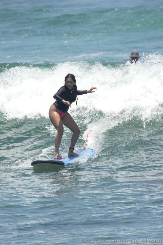 I've been thinking... basically, life is surfing. Sometimes ..