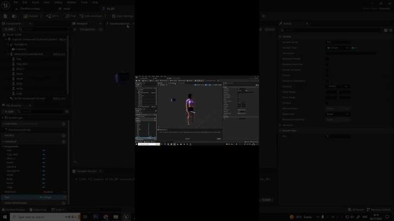 Modular character route Unreal engine 5 