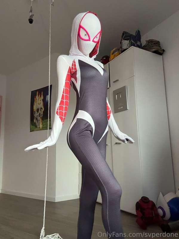 Swipe to undress Spider Gwen🩷 I’m gonna do some bondage play..