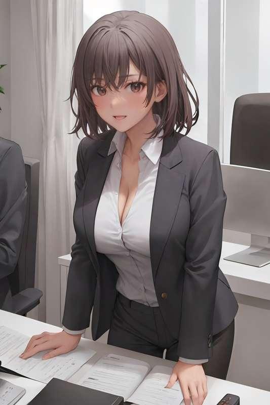 やはり職場の超絶可愛い女上司がエッチ過ぎるのは間違っている  61枚(zip, pdf有り)