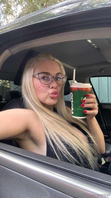 It's time for a cup of coffee to open the window and shout g..