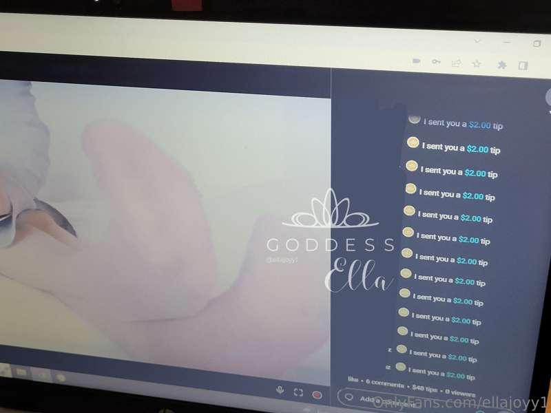Quick morning foot drain on live = done. I want more next ti..